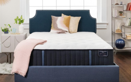 Shop for Stearns and Foster California King Estate Hurston 14 Inch Luxury Plush Mattress - Bestmattress.store